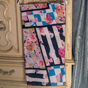 ByVinnik oblong sheer scarf